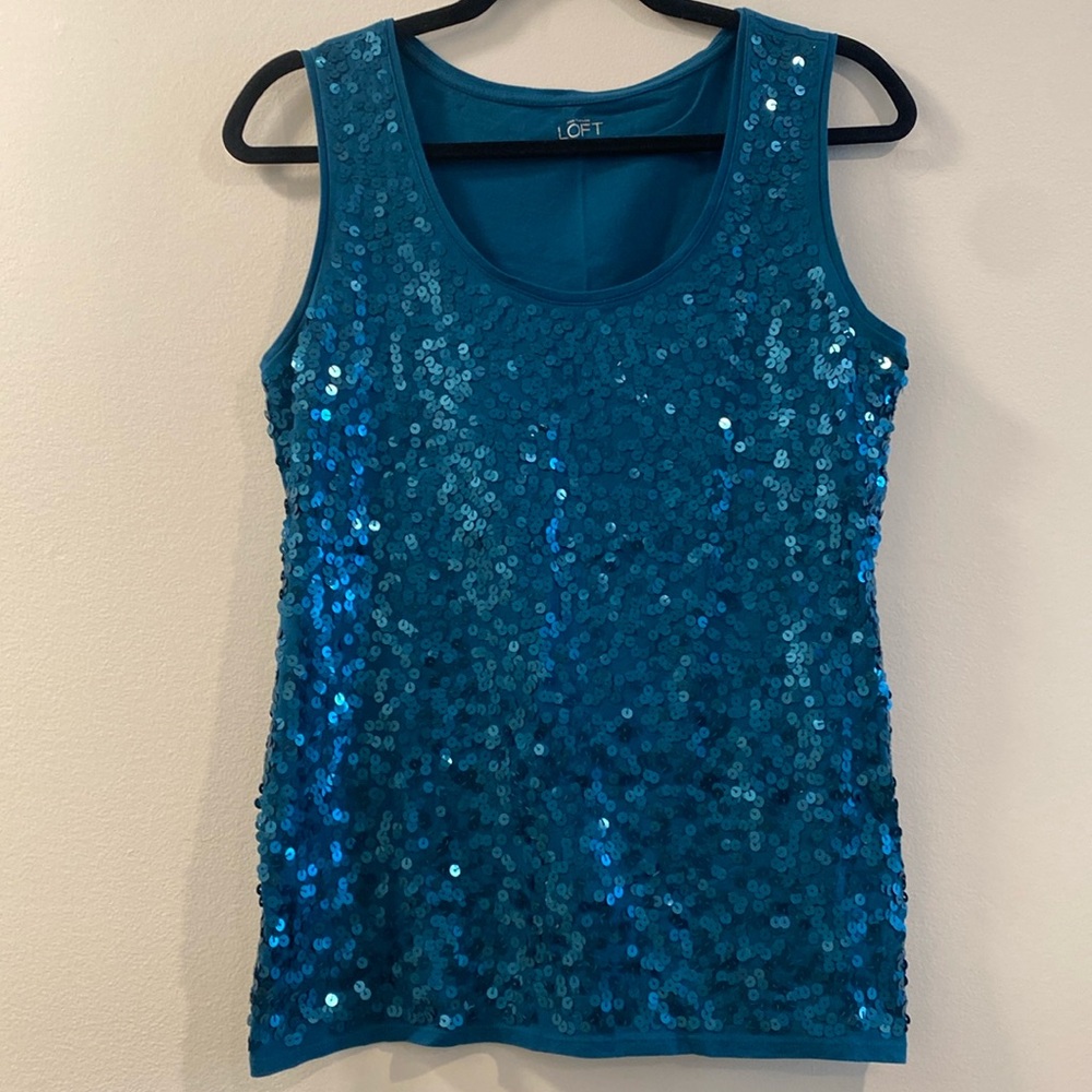 Loft |‎ Sequin Tank Top